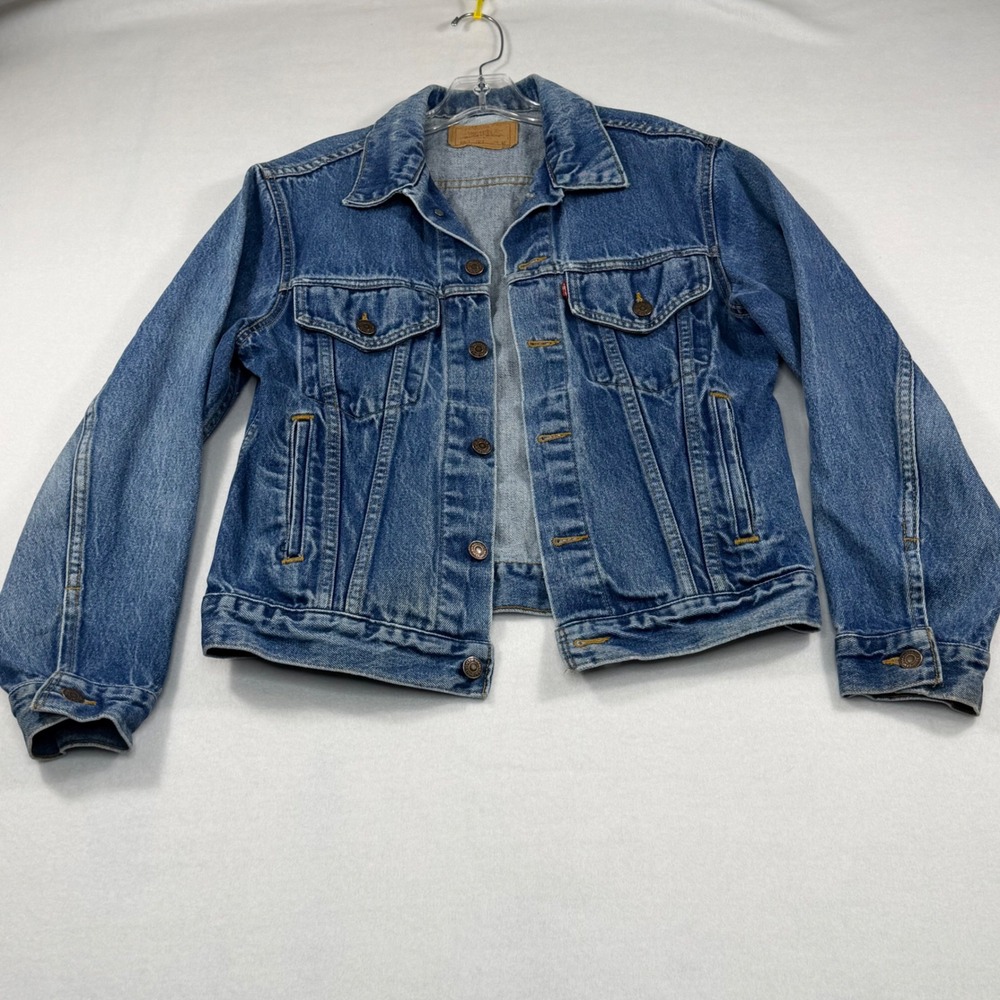 Vintage 80s Levi's 70506-0216 Denim Trucker Jacket Men's 40 Made in USA